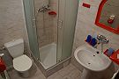 Hotel u Kociána - Třílůžkový pokoj č.1. Koupelna
