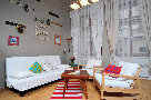 Stylový apartmán Praha Haštalská Obývací pokoj