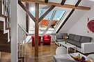 Residence Vocelova - Deluxe Apt Obývací pokoj