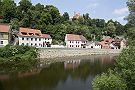 Apartmány U koček - Apartmán U Granátové skály Pohled do ulice