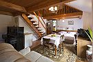 Apartmány U koček - Apartmán V Podkroví Obývací pokoj