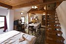 Apartmány U koček - Apartmán V Podkroví Obývací pokoj