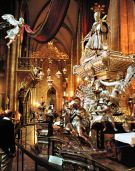 The tombstone of John of Nepomuk in St. Vitus Cathedral