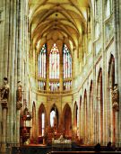 View into St. Vitus Cathedral
