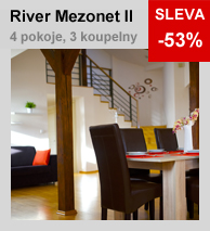 Duplex Riverview Apartmán II v Praze